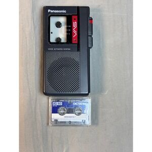 Panasonic RN-115 Microcassette Recorder VAS Voice Activated System with Tape